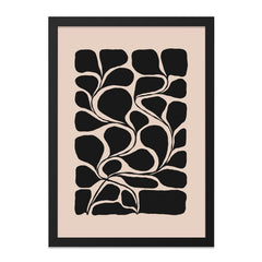 Abstract Wall Art, Modern Art Print, Minimalist Art, Black and Beige Wall Decor, Home Decor Wall Art, Contemporary Art Print - Tawshia