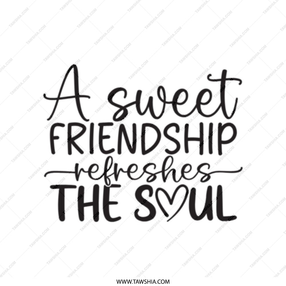 Sweet Friendship Tote Bag, Soul Refreshing, Gift For Friends, Everyday Tote, Carry All Tote, Supportive Friends, Cute Friendship Tote - Tawshia