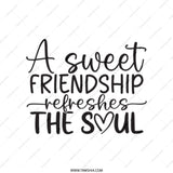 Sweet Friendship Tote Bag, Soul Refreshing, Gift For Friends, Everyday Tote, Carry All Tote, Supportive Friends, Cute Friendship Tote - Tawshia