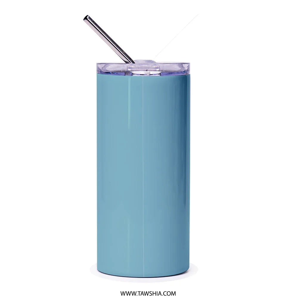 Stylish Insulated Tumbler with Metal Straw product type