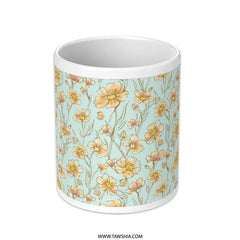 Beautiful Pastel Floral Pattern Decorative Mug product
