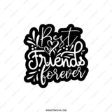Best Friends Forever Pocket Mirror, Friendship Gift, Cute Mirror, Pocket Mirror Gift, Gift for Friend, Best Friend Gift - Tawshia