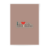 I Love Saudi Arabia Photographic Prints, Retro Saudi Arabia Art, Heart Graphic Wall Art, Travel Print, Country Pride Souvenir, Unique Gift - Tawshia
