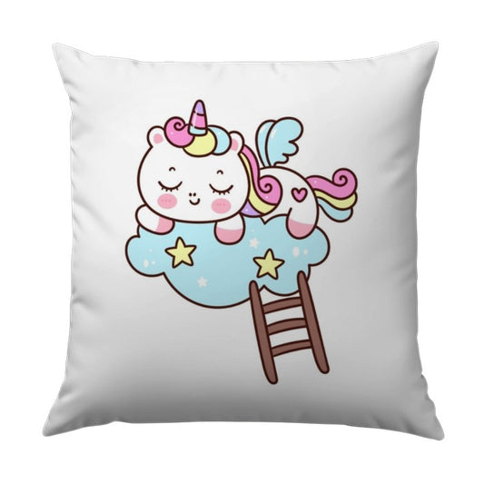 Cute Unicorn Pillow, Sleeping Unicorn, Magical Unicorn, Cloud Pillow, Kids Room Decor, Nursery Decor, Fantasy Pillow, Kawaii Pillow - Tawshia