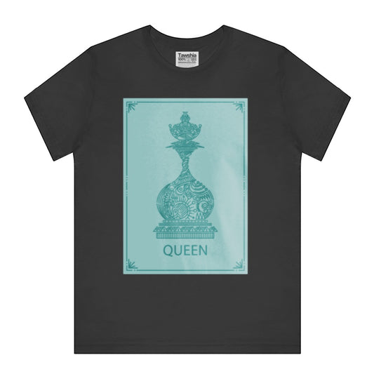 Unique Queen Artwork on Black Shirt Product Type