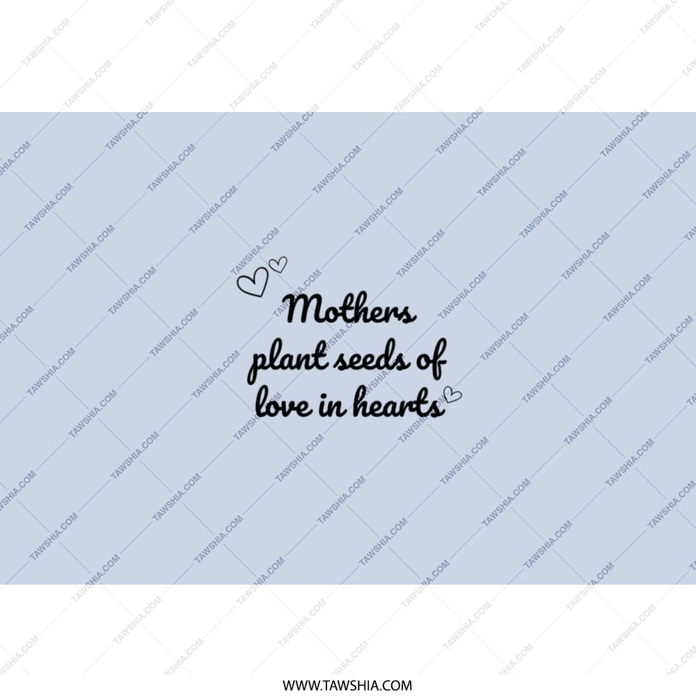 Mothers Day Tumbler, Love Seeds, Heart Tumbler, Mom Gift, Mothers Plant Seeds Of Love In Hearts, Mom Tumbler, Gift For Her, Gift For Mom - Tawshia